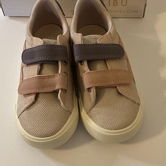 Blowfish Kids' Sneakers with Dual Straps in Beige and Brown - Picture 3 of 4